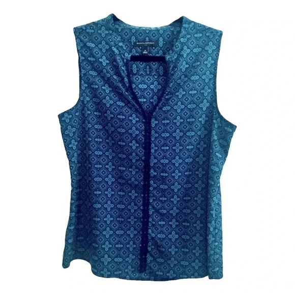 EUC Banana Republic Sleeveless Blouse - Picture 1 of 3